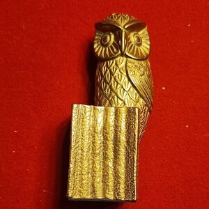 Brass Owl Figurine